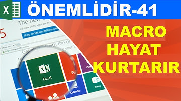 EXCEL VBA HAYAT KURTARIR - (Sonuna kadar izlemenizi tavsiye ediyorum)