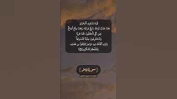 سورة فاطر الآية ١٢ بصوت الشيخ محمد صديق المنشاوي