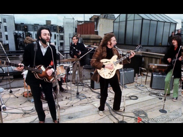 Don't Let Me Down - The Beatles. Rooftop concert, as heard from street-level!