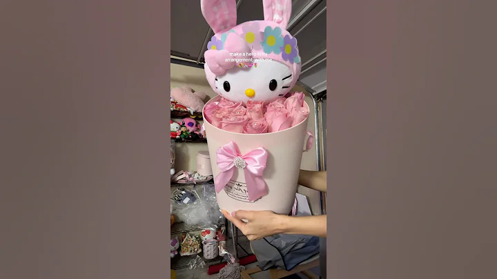 hello kitty #hellokitty #shortsviral #trendingshorts #bouquet #flowers #businessowner #parati #fyp