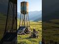 We Turned an Abandoned Water Tower Into a Beautiful Home ❤️🐒🔧#shorts