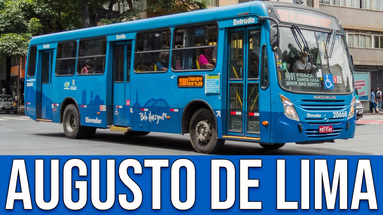 Avenida Augusto de Lima (Belo Horizonte/MG) - Movimentação de Ônibus #677