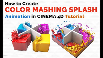 How to Create Water Simulation / Splash Animation in Cinema 4D - Tutorial