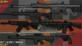 ACT Legacy Addon | Special 3D Guns Update Showcase in Minecraft PE 26.50+ | Creator Crafter321 screenshot 1