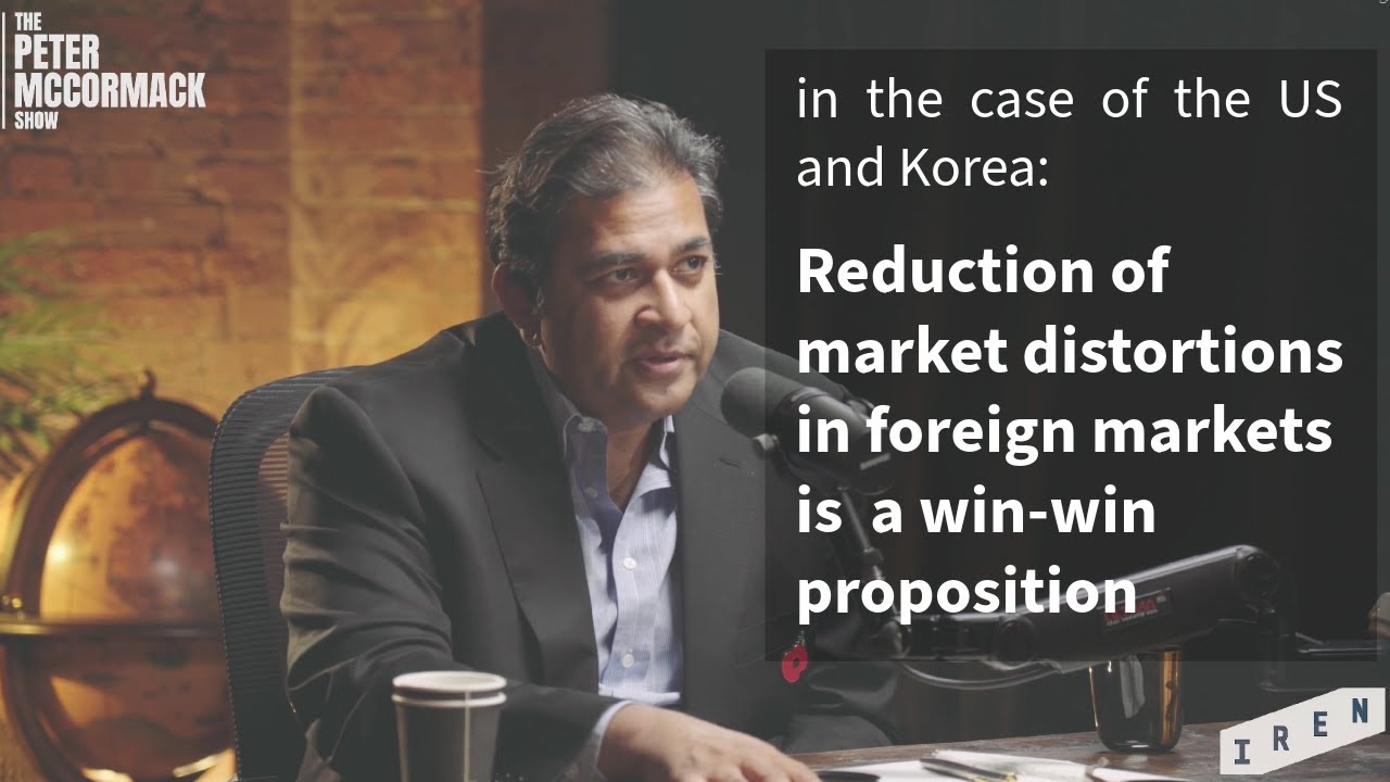 В случае США и Кореи уменьшение рыночных искажений на зарубежных рынках выгодно всем.