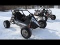 Budget Crosskart fun in the snow