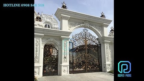 15 mẫu cổng biệt thự cổ điển - cổng sắt mỹ thuật đẹp nhất - {0908 848 518}