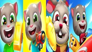 Talking Tom Gold Run Vs Tom Sky Run Vs Tom Blast Park Vs Run Talking Ninja Run Gameplay screenshot 4