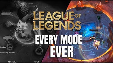 Every League of Legends Mode Ever - 2009/2025
