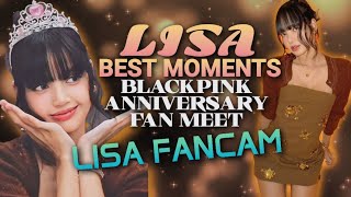 Lisa at Blackpink 8th Anniversary Fan Meet | Fancam
