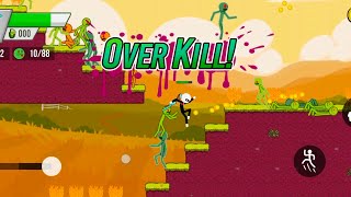 Stickman vs Zombies -  Secret lab 🧪 New Chapter 5 Zombie Shooter  | Android Gameplay screenshot 5