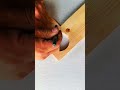 "Wood marking method drawing curve on corner joint"
