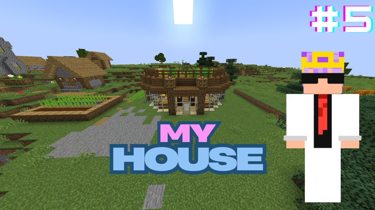 HOW I BUILD MY HOUSE IN MINECRAFT ? - YouTube