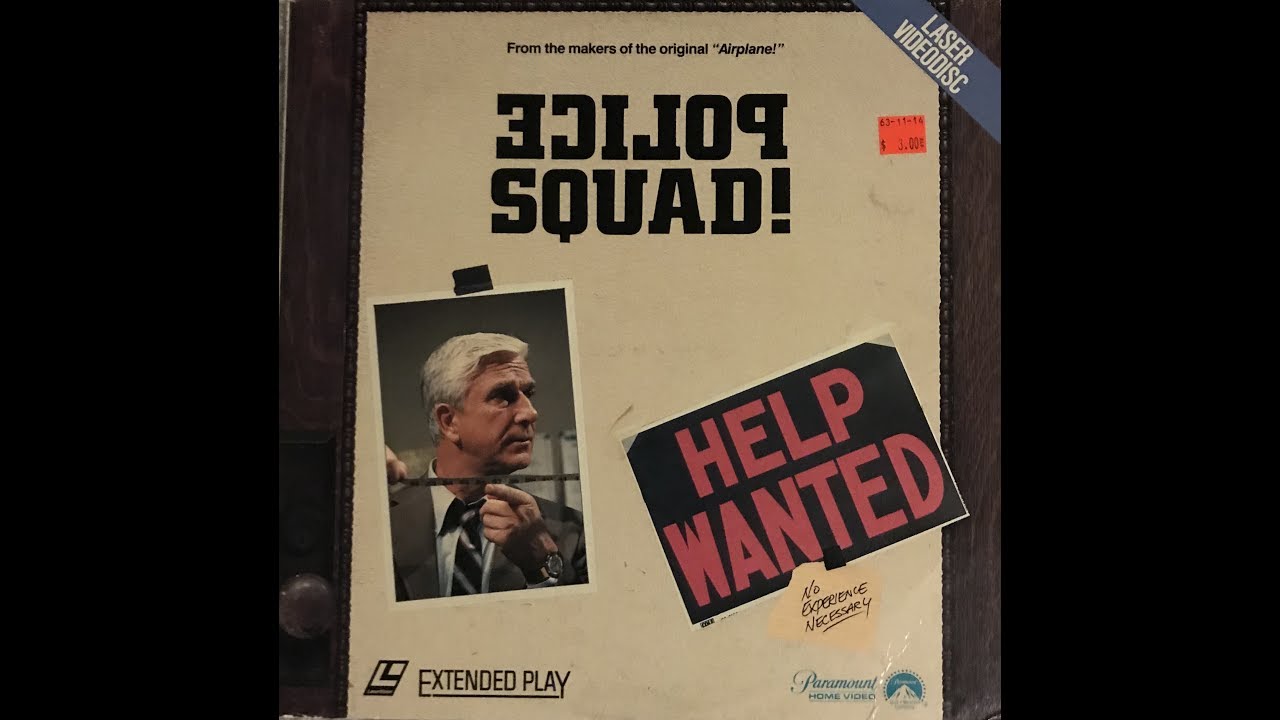 Logos from "Police Squad: Help Wanted" LaserDisc (1984) (60 FPS)