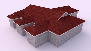 Dutch Gable Rafter Roof easy steps awesome results tutorial 3D modeling Rhino