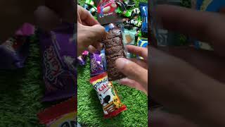 Bake time cake slices cake unboxing asmr👌 #1st #chocolate #candyopening #candymaking