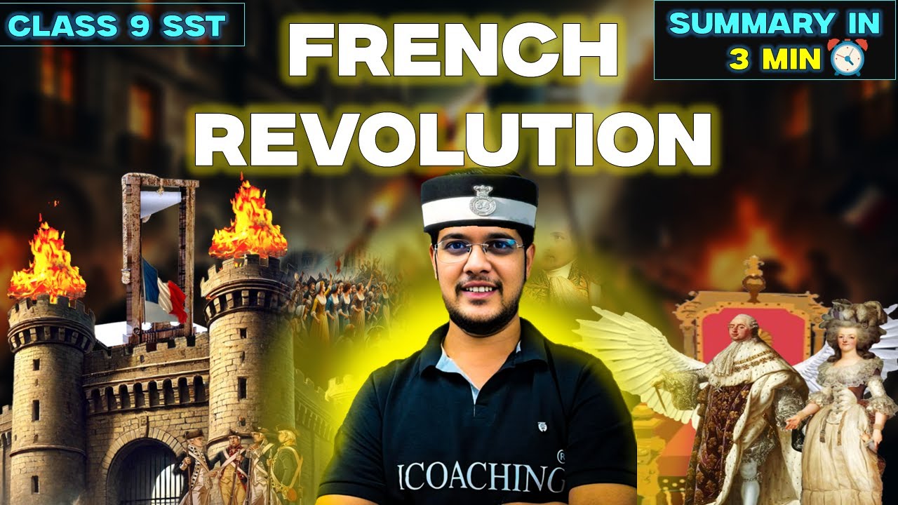 French Revolution Summary in 3 minutes | Class 9 history | class 9 social science