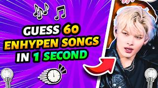 Guess 60 Enhypen  In 1 Second   Enhypen Quiz 