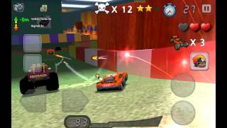 Celebrity Re-volt 2: Multiplayer Stage 206 Reverse (Hard) 3 Stars Wealth