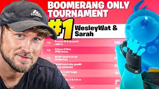 Boomerang-Only Tournament!!!