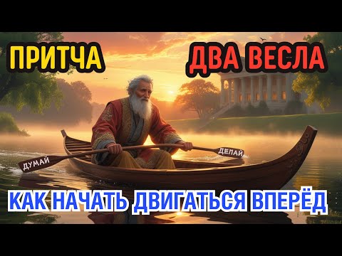 КАК НАЧАТЬ ДВИГАТЬСЯ ВПЕРЕД 🙏 ПРИТЧА 'ДВА ВЕСЛА'