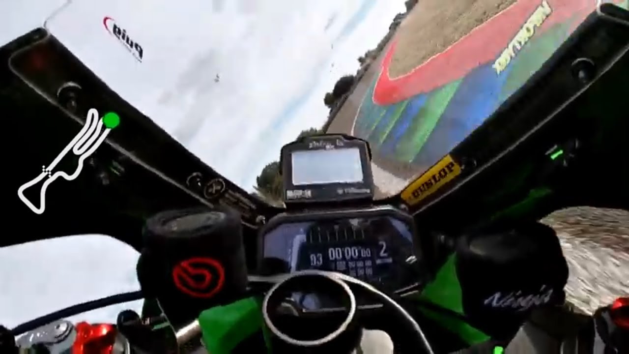 2021 Kawasaki ZX-10R onboard @ circuit Calafat + map