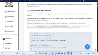 Lesson 2 — Events, HTTP Serving, and Express