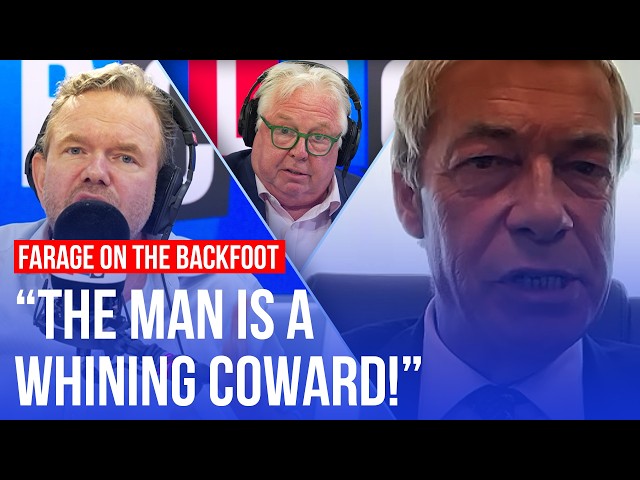 James O'Brien reacts to Nigel Farage 'coming out of hiding'