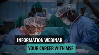 Webinar: Your Career with MSF screenshot 3