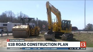 Road construction plan worth $1 billion