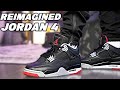 Air jordan 4 bred reimagined 2024 review and on foot 