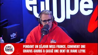 Pendant un séjour Miss France, comment une chauve-souris a cassé une dent de Diane Leyre