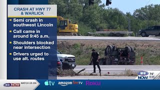 LIVESTREAM: Emergency crews respond to Highway 77 crash in Lincoln