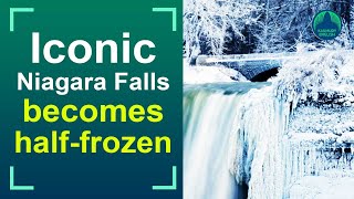 The video &photos of frozen Niagara goes viral