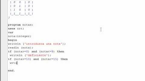 Programación en Pascal - Operador lógico AND