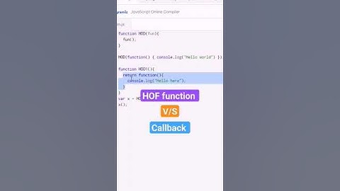 higher order functions #frontend #coding #interview #javascript