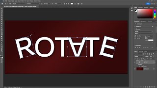 How to Flip and Rotate Letters in Photoshop