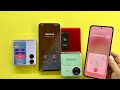 Outgoing Call Samsung Z Flip3 + OPPO Find Flip &amp; Incoming Call Meizu Pro 7, Samsung Flip 7, Honor X8