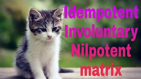 TRB/TNEB Engineering mathamatics Common to all Matrix- Idempotent, Involuntary, Nilpotent Matrix