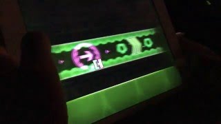My first try at electrodynamics Geometry Dash