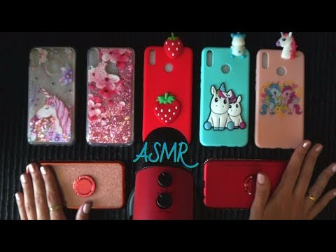 АСМР Девочки, такие милые девочки! 😄 👛 Аксессуары 🎀  Гламурные чехлы для моего нового телефона 🦄