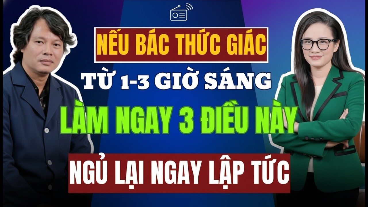 Người Cao Tuổi Thức Giấc Giữa Đêm? Làm Ngay 3 Cách Này Để Ngủ Lại Nhanh – Không Cần Thuốc