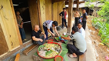 Mở Đại tiệc gà đen măng đường Ông bà 90 tuổi ở nơi vực sâu hoang vu ớn lạnh. Nguyễn Tất Thắng