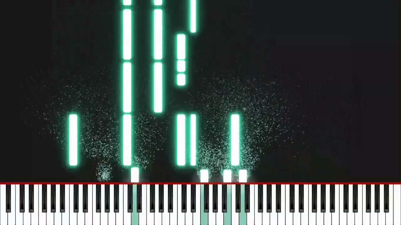 Adele -Skyfall - Piano Visualizer