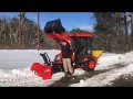 Kioti CK2510 HST Cab Tractor w/ 54" Front Snowblower Walkthru