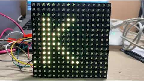 16x16 도트매트릭스 RGY LED모듈 Left Shift Motion with Arduino Uno R3