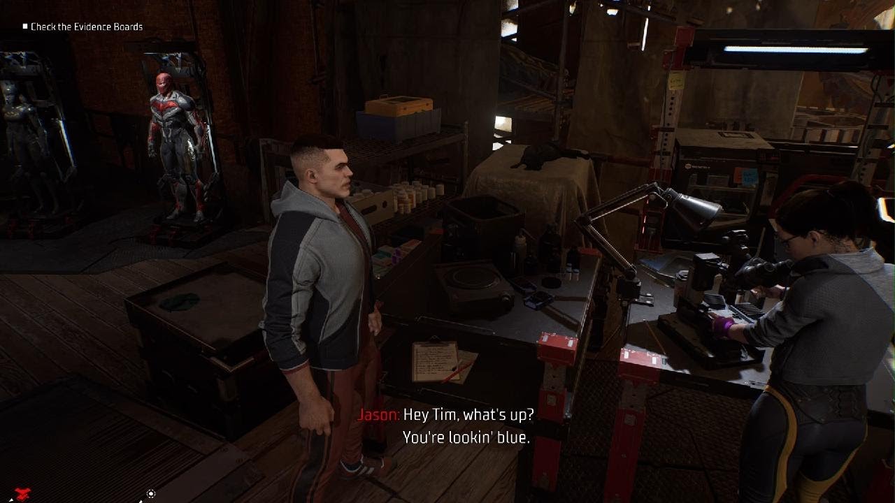 Джейсон и Тим говорят об отце Тима — Gotham Knights