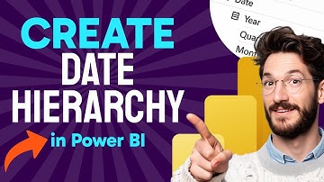 How to CREATE a DATE HIERARCHY in Power BI (Step by Step) 2025