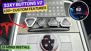 NEW Tesla S3XY Buttons Gen 2 Review - Instrument Cluster & 130 Programmable Features