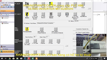 FX3U-ENET-ADP Phần 1: Download-Upload-Monitor chương trình PLC FX3U thông qua cổng Ethernet
